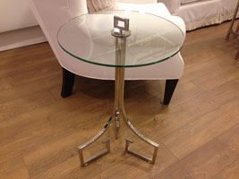 Greek Key Side Table