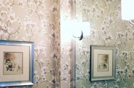 New powder room renovation in Long Island. 