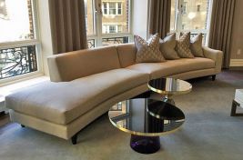 BJ Associates. Custom Uphosltered Chaise by Bespoke By Luigi Gentile