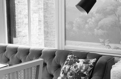 Custom Tufted Banquette by Bespoke by Luigi Gentile. 